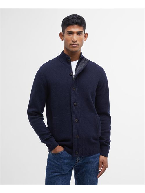 Maglione con zip Patch BARBOUR | MKN0731MKN/NY91